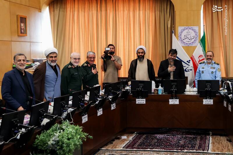 عکس/ بازدید محمدباقر قالیباف از فرآیند بررسی صلاحیت وزرای پیشنهادی