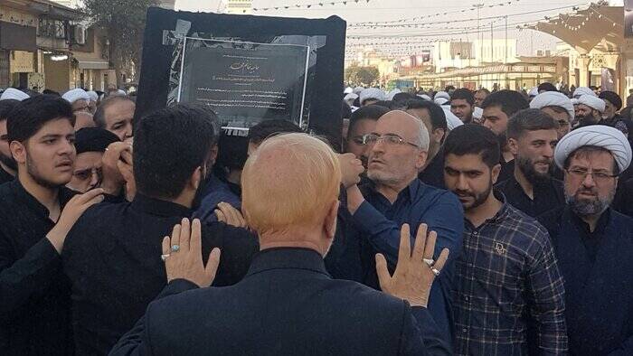 پیکر همسر آیتالله شبیری زنجانی در حرم حضرت معصومه(س) به خاک سپرده شد