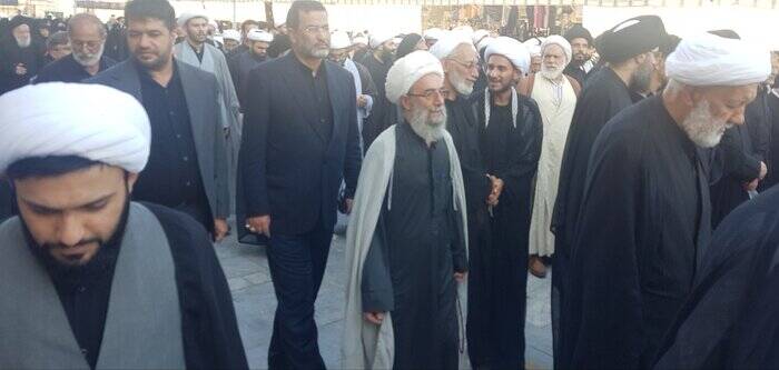 پیکر همسر آیتالله شبیری زنجانی در حرم حضرت معصومه(س) به خاک سپرده شد