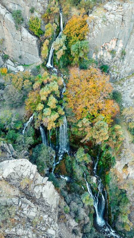 تصویری از طبیعت زیبای آبشار شیوند