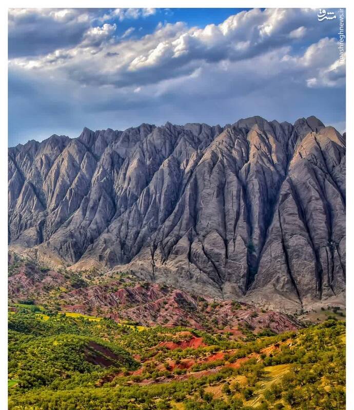 تصویری زیبا از مهراب کوه دلفان