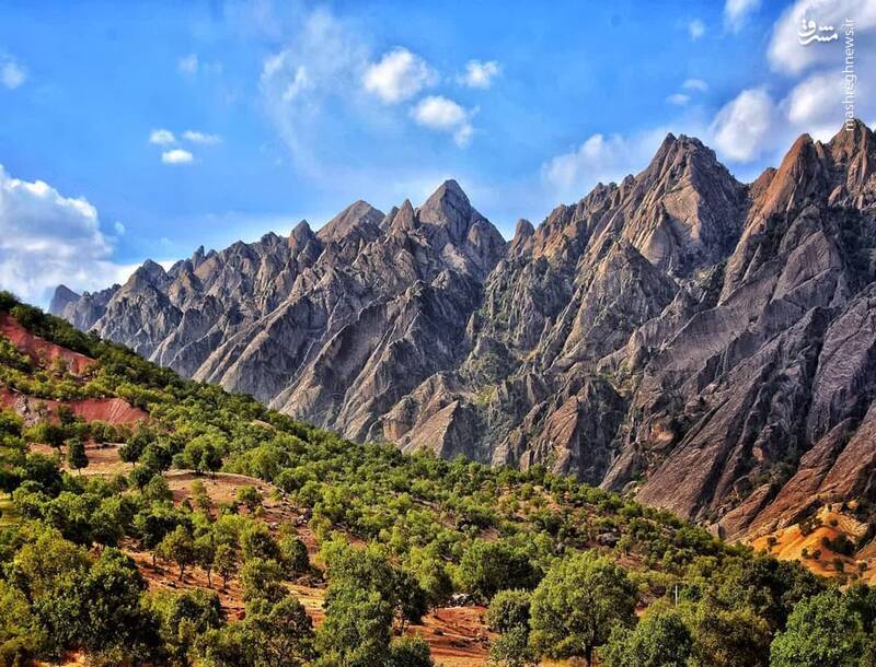 تصویری زیبا از مهراب کوه دلفان