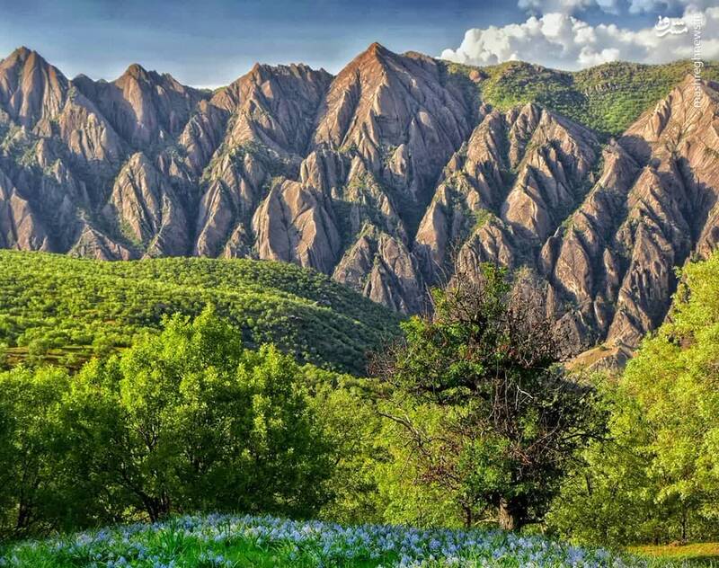 تصویری زیبا از مهراب کوه دلفان 2
