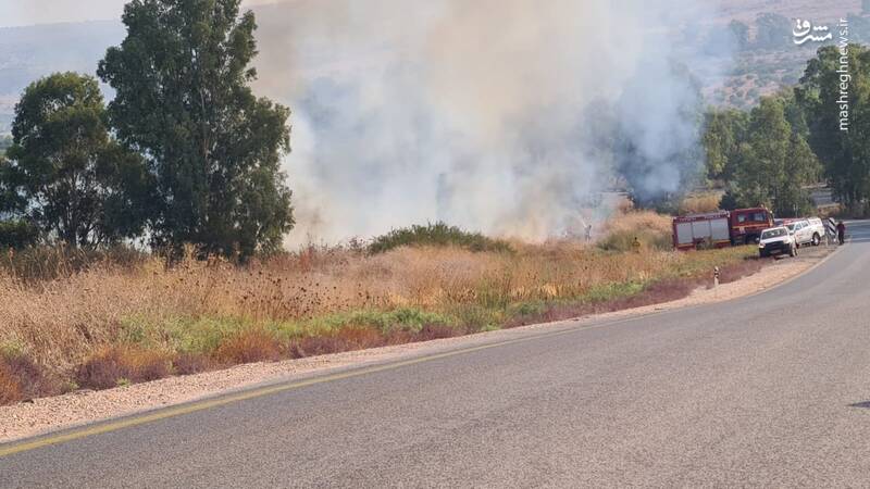 شلیک دهها فروند موشک به سمت جولان اشغالی سوریه/ مقر لشکر اسرائیل هدف قرار گرفت +فیلم و عکس