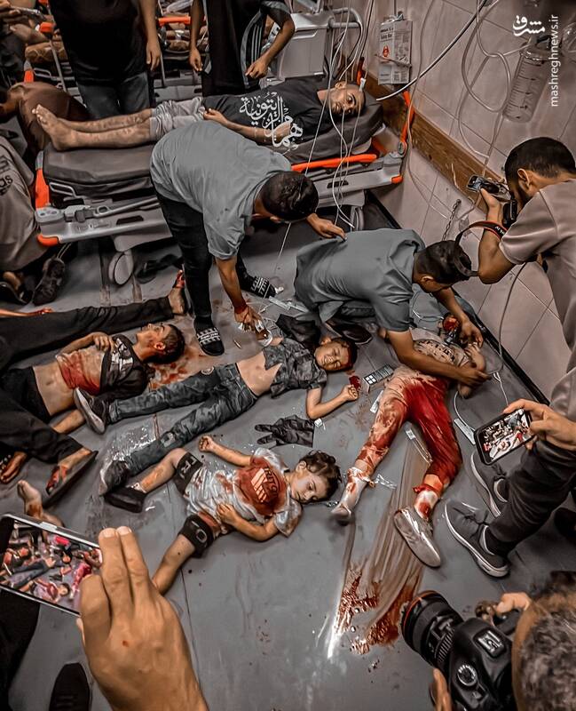 این صحنه سینمایی نیست؛ اینجا دیرالبلاح غزه است