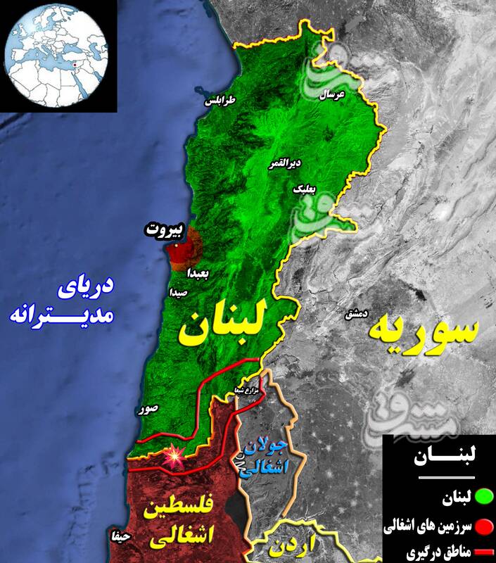 جزئیات نفوذ ناکام زمینی صهیونیست‌ها در جنوب لبنان / تکرار شکست سال ۲۰۰۶ نظامیان اشغالگر در شهرک عیتاالشعب با کمین دقیق رزمندگان حزب الله+ نقشه میدانی 