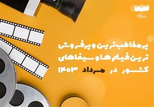 پرمخاطبترین سینماها و فیلمهای کشور در مرداد 1403