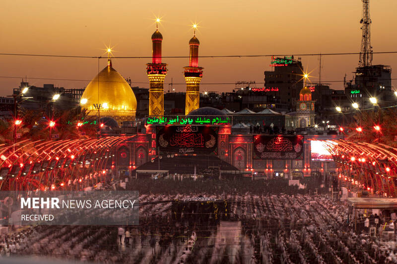 دسته عزاداری بنی عامر در بین‌الحرمین