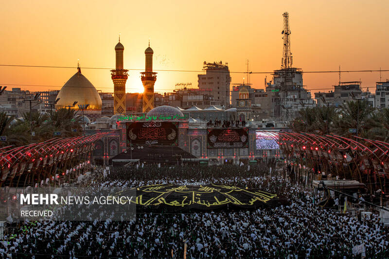 دسته عزاداری بنی عامر در بینالحرمین