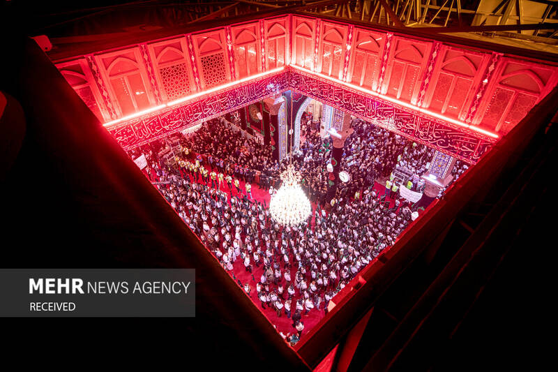 دسته عزاداری بنی عامر در بینالحرمین