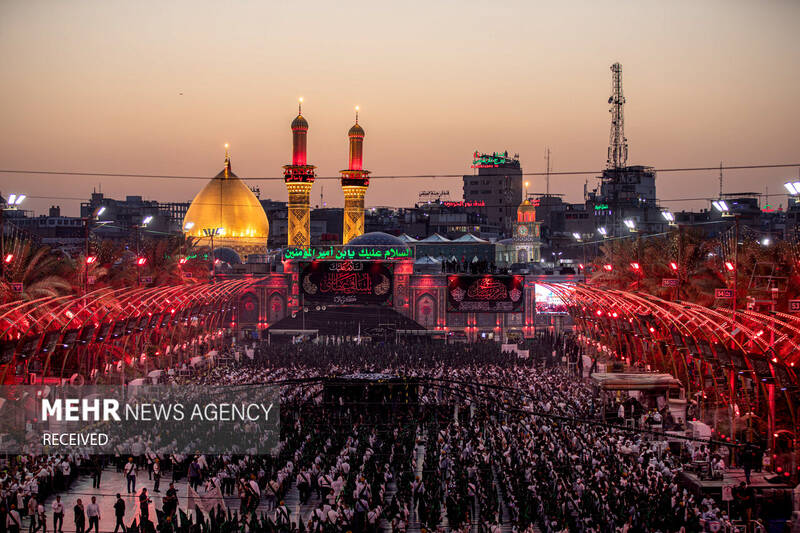 دسته عزاداری بنی عامر در بینالحرمین