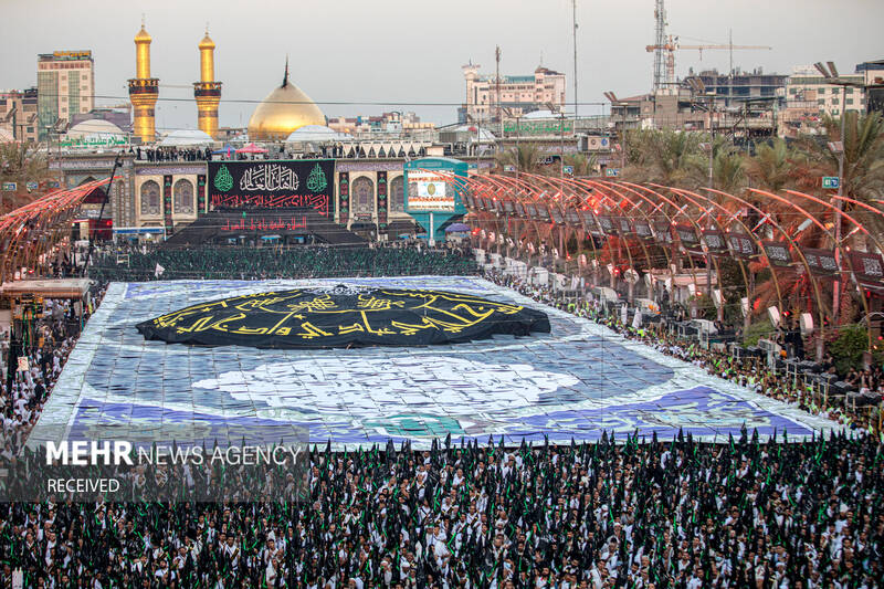 دسته عزاداری بنی عامر در بینالحرمین