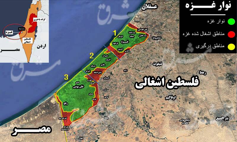 آخرین خبرها از تحولات میدانی در نوار غزه؛ صهیونیست ها چند درصد از مناطق را به اشغال در آورده اند؟