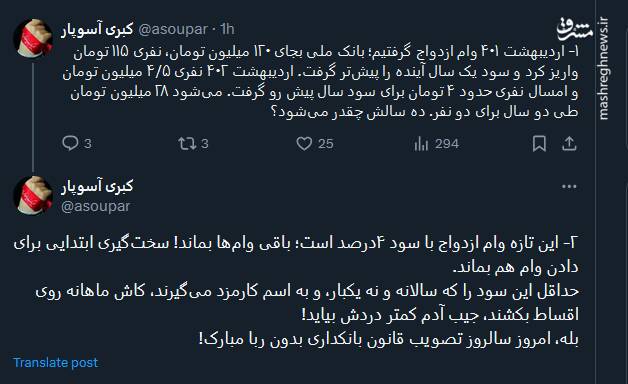کنایه یکی از فعالان رسانهای درباره تسهیلات اعطایی بانکها