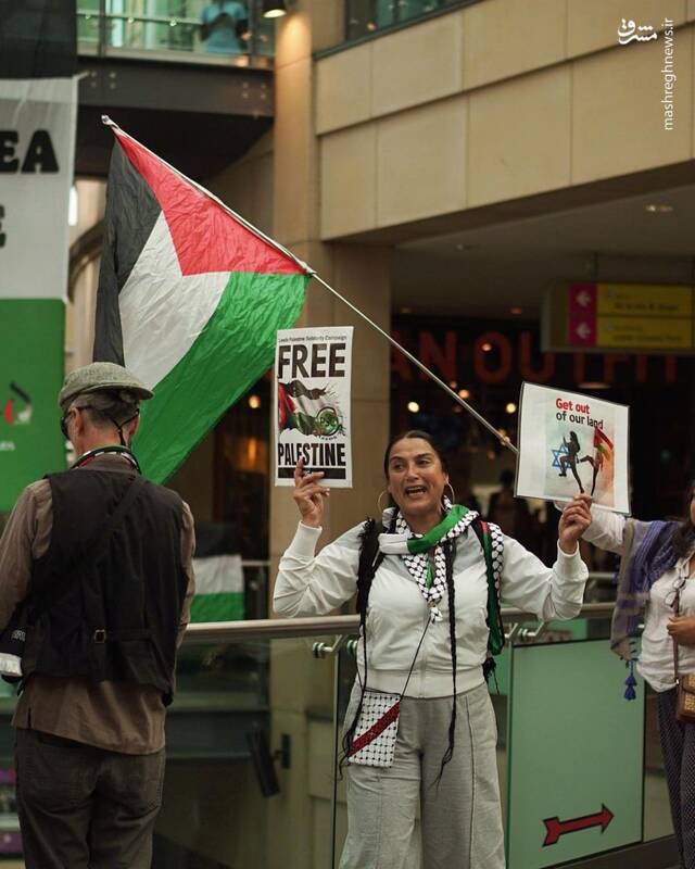 عکس/ تجمع همبستگی با غزه در انگلیس