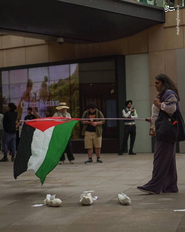 عکس/ تجمع همبستگی با غزه در انگلیس