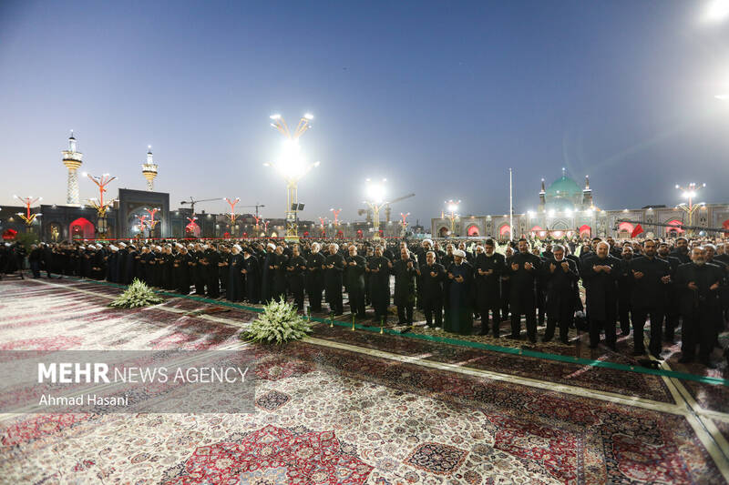 آیین خطبه‌خوانی شب شهادت امام رضا(ع)