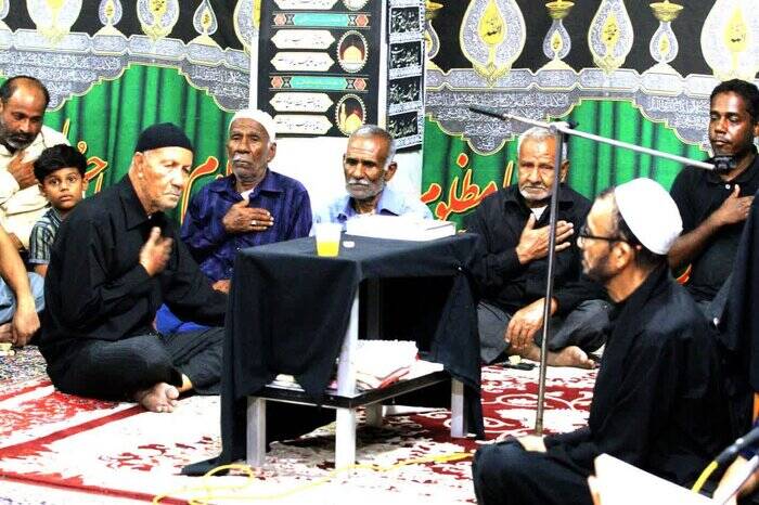 قشم در سوگ شهادت شمس الشموس گریست