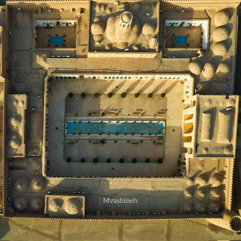 تصویری از خانه رفسنجان، از بزرگترین خانههای خشتی جهان