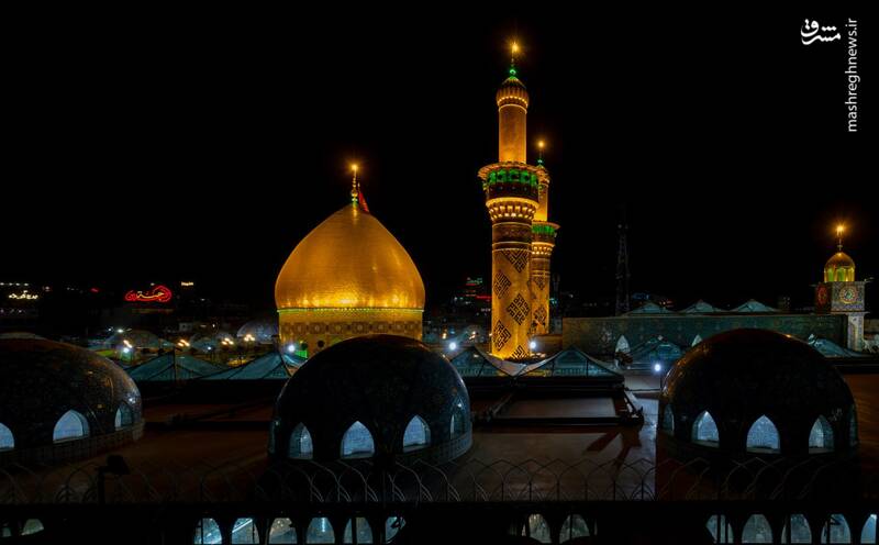 عکس/ نخستین شب جمعه ماه ربیعالاول در کربلا