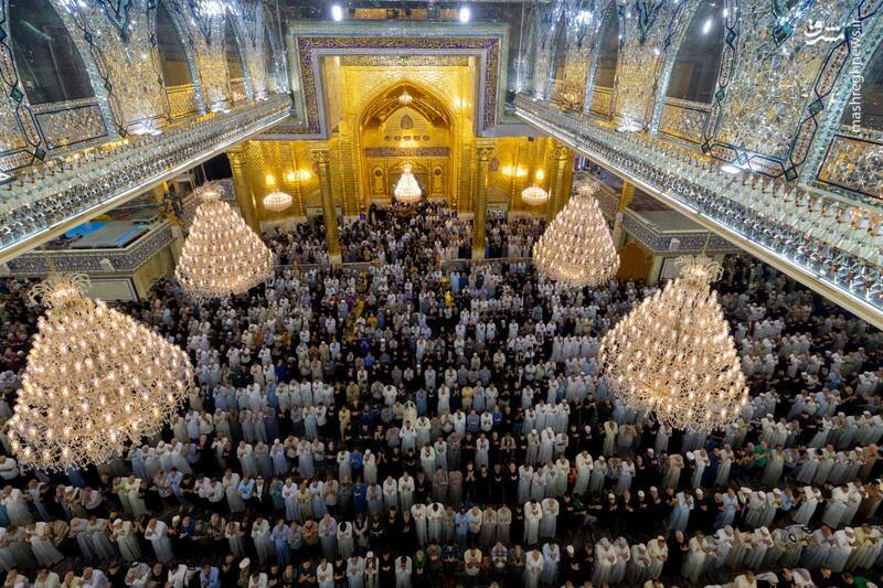 عکس/ نخستین شب جمعه ماه ربیعالاول در کربلا