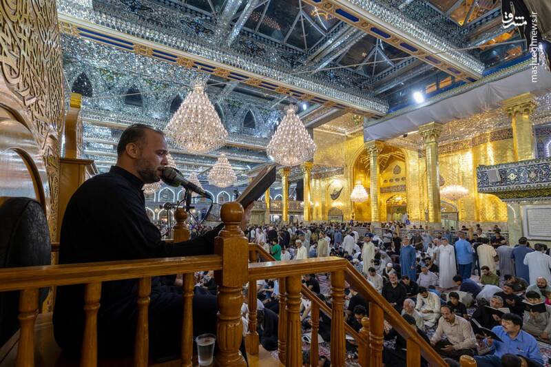 عکس/ نخستین شب جمعه ماه ربیعالاول در کربلا