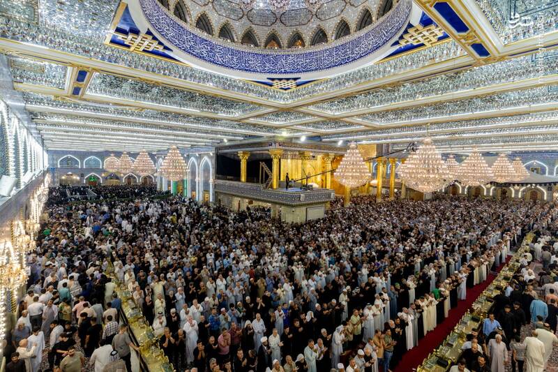 عکس/ نخستین شب جمعه ماه ربیعالاول در کربلا