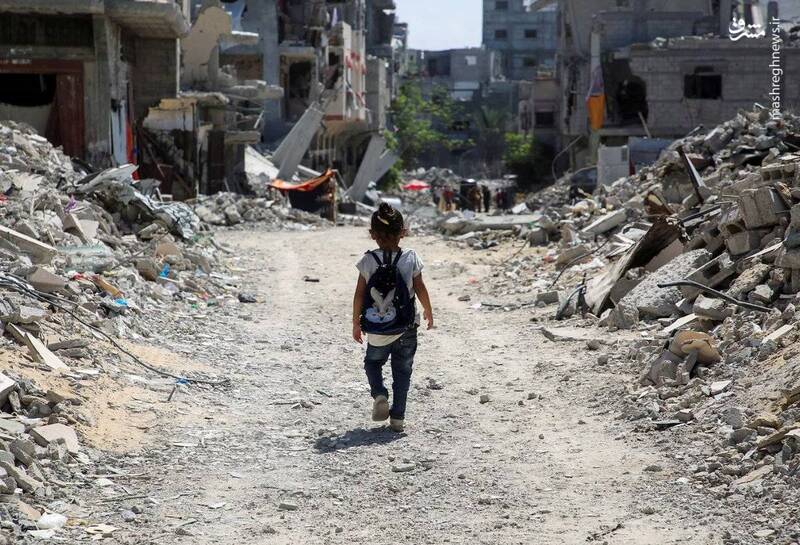 آغاز سال تحصیلی جدید در غزه؛ هیچ مدرسهای برای رفتن باقی نمانده