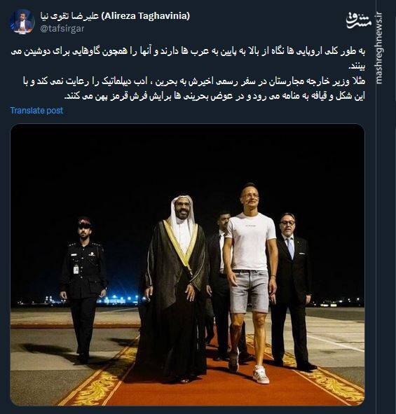 نگاه اروپایی ها به اعراب اینگونه است +عکس