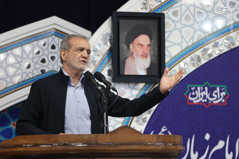 عکس / دیدار پزشکیان با سربازان گمنام امام زمان (عج) 8
