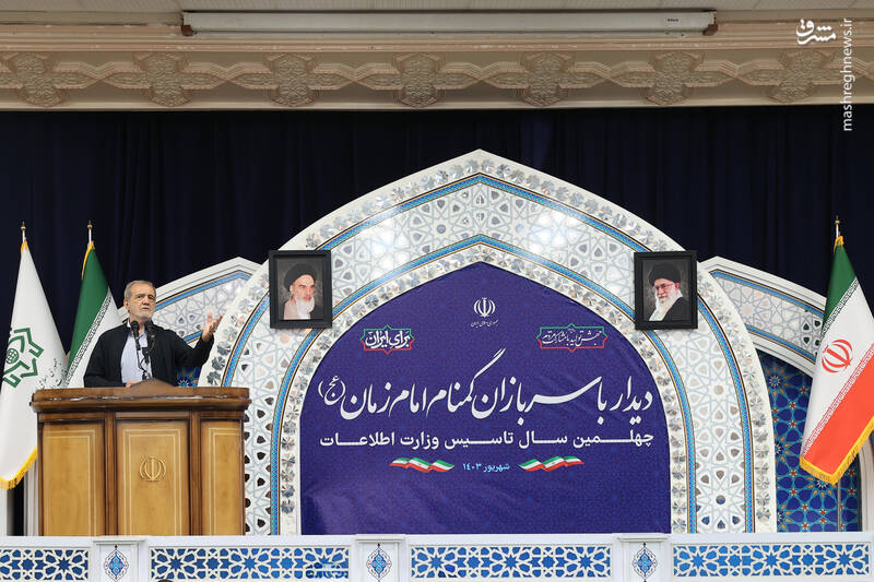 عکس / دیدار پزشکیان با سربازان گمنام امام زمان (عج) 6