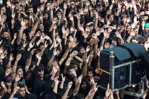 فیلم/ شور عزاداری مردم بم در ظهر تاسوعا