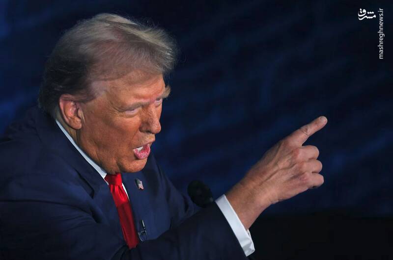 عکس / حاشیههای مناظره ترامپ و هریس 7