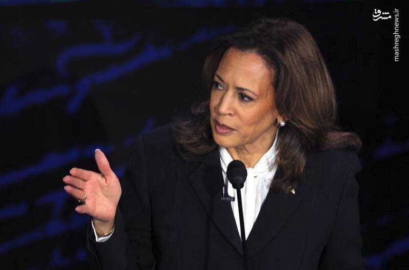 عکس / حاشیههای مناظره ترامپ و هریس 4