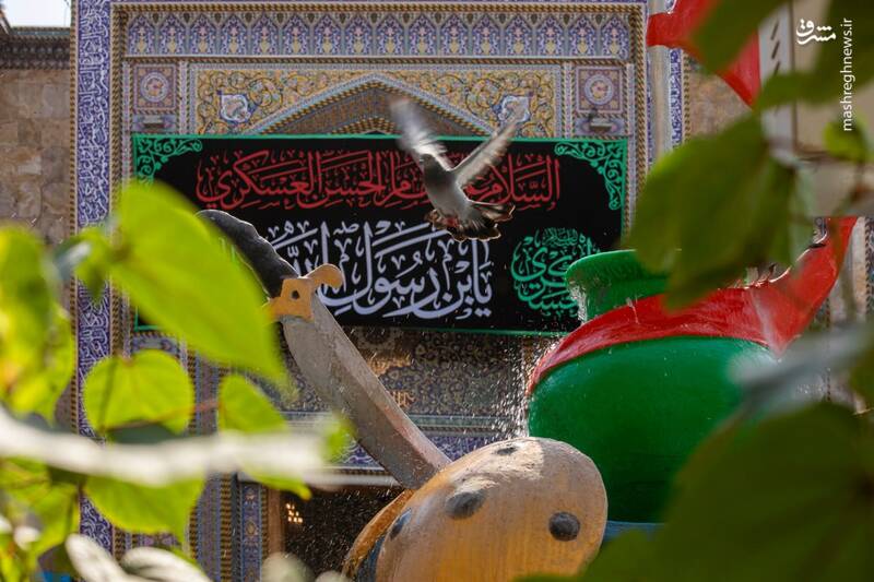 عکس/ کتیبههای شهادت امام حسن عسکری(ع) در کربلا