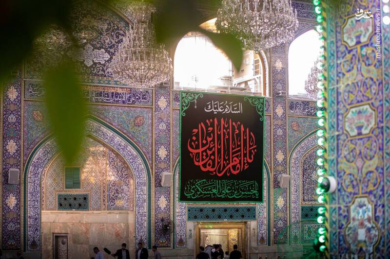 عکس/ کتیبههای شهادت امام حسن عسکری(ع) در کربلا