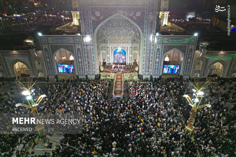 عکس / بزرگترین محفل قرآنی جهان اسلام در حرم امام رضا (ع) 9