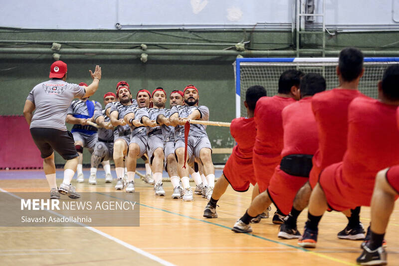 مسابقات طنابکشی قهرمانی کشور در بابل