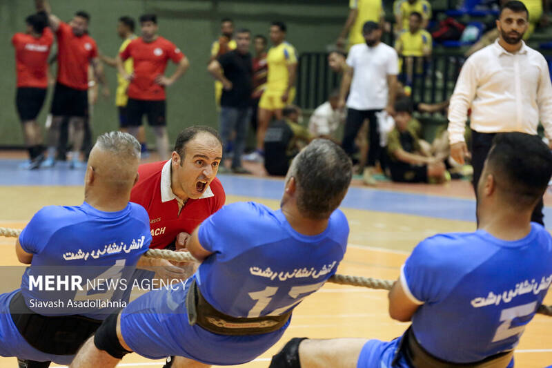 مسابقات طنابکشی قهرمانی کشور در بابل