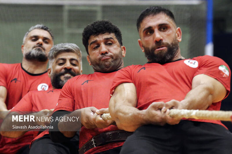 مسابقات طنابکشی قهرمانی کشور در بابل