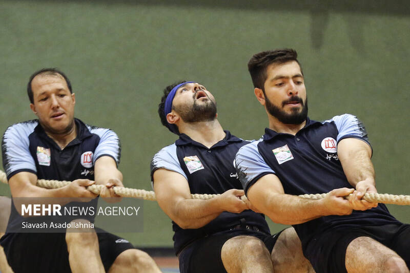 مسابقات طنابکشی قهرمانی کشور در بابل