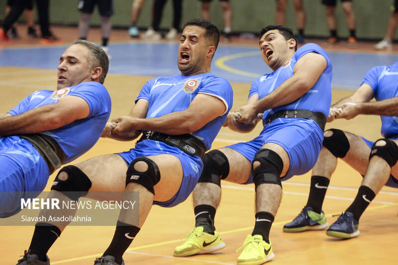 مسابقات طنابکشی قهرمانی کشور در بابل