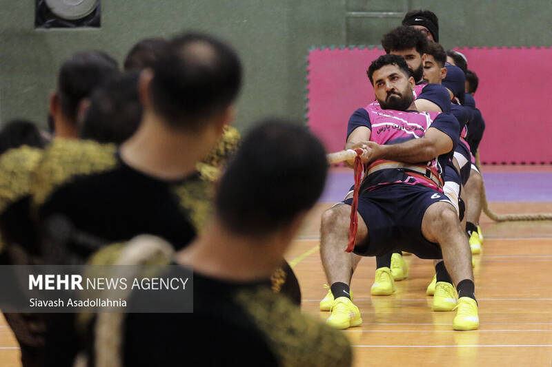 مسابقات طنابکشی قهرمانی کشور در بابل