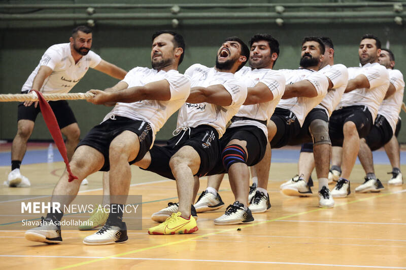 مسابقات طنابکشی قهرمانی کشور در بابل