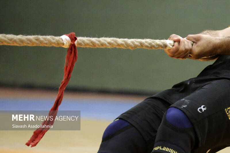 مسابقات طنابکشی قهرمانی کشور در بابل