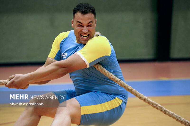 مسابقات طنابکشی قهرمانی کشور در بابل