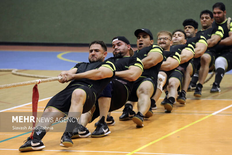 مسابقات طنابکشی قهرمانی کشور در بابل