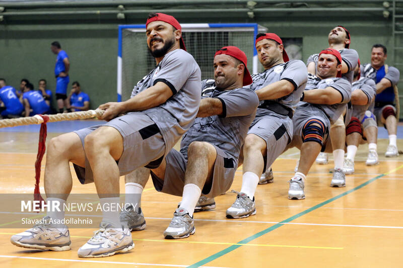 مسابقات طنابکشی قهرمانی کشور در بابل