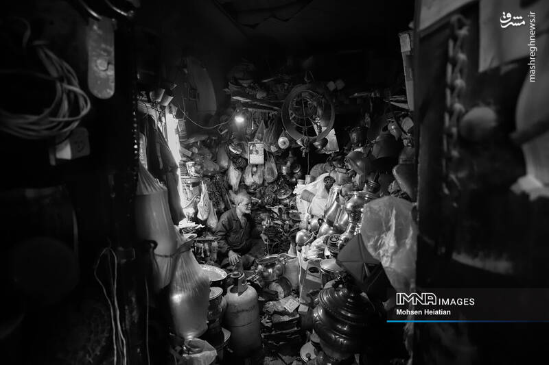 عکس/ پیشهای به جا مانده از روزهای رونق سماور