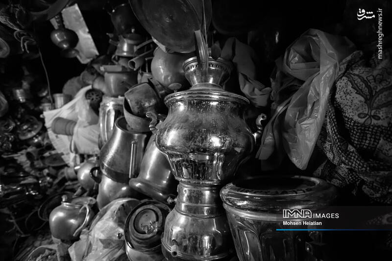 عکس/ پیشهای به جا مانده از روزهای رونق سماور